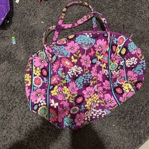 Vera Bradley Floral Large Original Duffel Bag